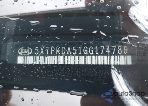 2016 Kia Sorento 3.3L Sx from USA, damaged, VIN 5XYPKDA51GG174786